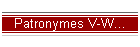 Patronymes V-W...