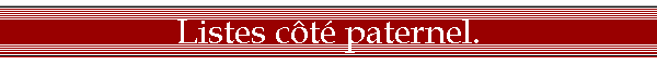 Listes ct paternel.